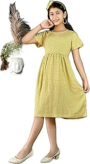 Nyxgen dot printed dress for girls.. Everything you need is on DIAYTAR Nigeria — just a click away.