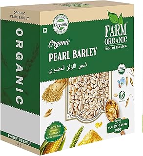Organic farm | Organic pearl barley | 200 g | vegan | GMO without GMOs.. Shop smart with DIAYTAR NIGERIA's vast selection and enjoy affordable shipping in just 5-8 days.
