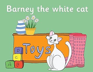 Barney the white cat.. Experience the DIAYTAR difference with our vast product selection and delivery within 5-8 days.