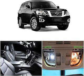 13 Pieces Car Accessories Canbus Interior Led Lights LED White, for Nissan Patrol Y62 5.6L 2012-2019, Kit of lighting lighting of LED card reading lamps.. Experience DIAYTAR NIGERIA, where extensive product variety meets pocket-friendly prices and reliable delivery.