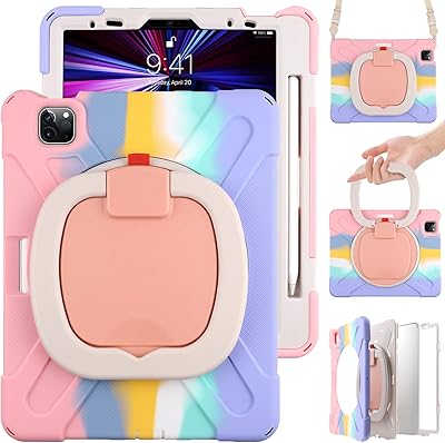 Meegoodo Kids iPad Pro 12.9 Case 5e-4e-3e Generation 2021 2020 2018 With CRAYON-SUPPORT.. DIAYTAR NIGERIA delivers on our promise of extensive selection and budget-friendly nationwide shipping.