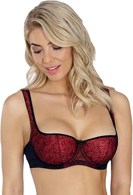 Rosmi woman balcony bra with padded straps collection Grand Rouge.. Shop without limits at DIAYTAR NIGERIA and receive your purchases at budget prices within the week.