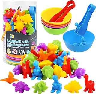 Dinosaurs counting games, association games with sorting bowls, preschool educational activities for sorting mathematical colors, sets of montessori steam games for children 3 years old and more for boys and girls.. DIAYTAR NIGERIA brings the marketplace home to you with affordable prices and delivery in 5-8 days.