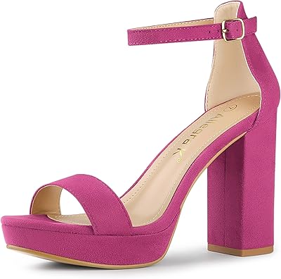Thick heeled sandals and ankle bridle for women.. Shop the future with DIAYTAR NIGERIA - thousands of products, unbeatable prices, delivery within a week.