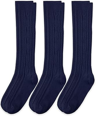 Jefferies Socks High Socks For Big Girls Pack of three.. DIAYTAR NIGERIA delivers more than products - we deliver affordable shopping satisfaction nationwide.