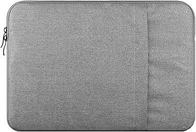 Cover for laptop in shock resistant fabric for macbook/laptop/laptop (12 inch, light gray).. DIAYTAR NIGERIA: Where shopping is easy, prices are low, and delivery is just days away.