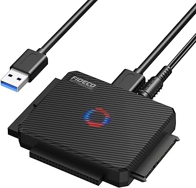 FEDICO SATA/IDE adapter to USB 3.0, hard drive hard drive cable for 2.5/3.5 inch hard drive and IDE hard drive, 2.5-inch SSD, DVD-ROM/CD-ROM/CD-ROM/CD-RW/DVD-RW/DVD+RW.. Shop for everything you need at DIAYTAR NIGERIA, with budget-friendly prices and quick delivery.