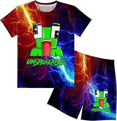 T-shirt and shorts for boys and girls printed with 3D cartoons.. DIAYTAR NIGERIA: Where affordability meets variety, with thousands of products delivered in less than 8 days.