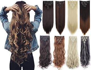 7 hair extensions with double frame clips wavy, curly and steep - 24 inches - 160 g.. DIAYTAR NIGERIA stands as your affordable shopping ally with nationwide delivery in just 5-8 days.