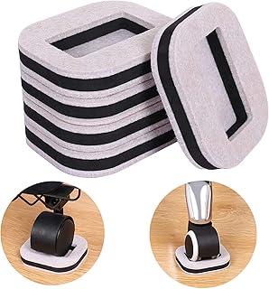 Felt wheel cuts, wheel pads for hardwood floor, wheel chair wheel stop for wheels, furniture wheel stops to avoid slippage, scratches and reduce noise (10 pieces).. DIAYTAR NIGERIA transforms dreams into deliveries with our affordable prices and 5-8 day shipping.