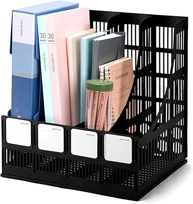 DAYOUNG Magazine File Support Organizer BOOK BOOK SUPPORT 4 sections for the desktop.. DIAYTAR NIGERIA: Where quality meets affordability, with thousands of products delivered in less than 8 days.