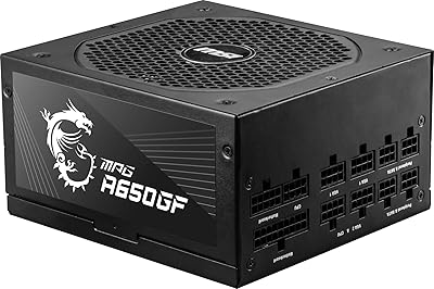 MSI MPG A650GF UK 650W 80 Plus Gold, 100-240vac, fully modular, unique rail, 55a, 140 mm fan, ATX power supply, black.. Experience the satisfaction of affordable shopping with DIAYTAR NIGERIA's nationwide 5-8 day delivery.