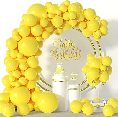 114 pieces set of lemon yellow balloons 5 10 12 18.. Join the movement — fast, affordable shopping only at DIAYTAR Nigeria.