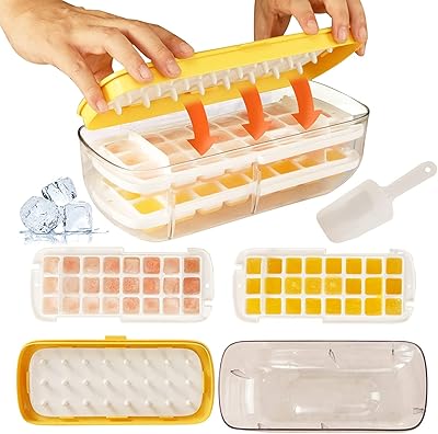 Ice boxes, Creative ice cream storage box with double layer, quick installation molds to make lazy ice cubes in 1 second (matching colors).. Unlock access to a wide range of products with DIAYTAR NIGERIA's affordable e-commerce platform.