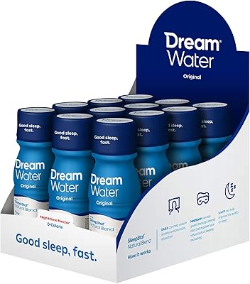 Natural moisturizer for sleep Dreamwater, GABA, melatonin, 5-HTP, 74 ml, package of 12.. From office supplies to fashion — DIAYTAR Nigeria brings it fast.