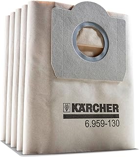 Wool wool filter bags for Karcher WDSA vacuum cleaners, pack of 5.. Great deals and fast delivery — the DIAYTAR Nigeria guarantee.