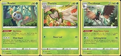 Decidueye 008/072 shining fates - pokemon evolution - dartrix rowlet 3-card set.. Browse, shop, and receive — DIAYTAR Nigeria keeps it simple.