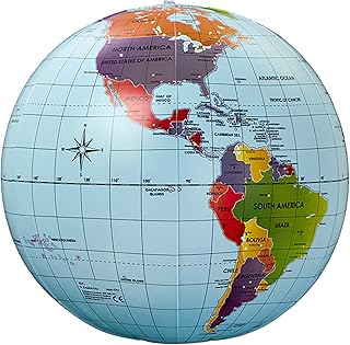 Brainstorm Toys Large Inflatable Globe 50 cm, Multicolor, Diameter 50 cm.. Shop without boundaries at DIAYTAR NIGERIA, offering affordable products with convenient delivery times.