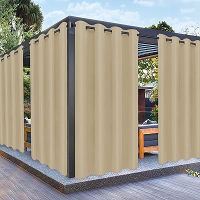 Purefit outdoor curtains Purefit for patio - external curtains resistant to weathering, UV and discoloration for arbor, porch, pergola, intimacy curtain blocking the sun, 52 x 84 inches, 1 panel, beige.. Shop efficiently from anywhere with DIAYTAR NIGERIA's comprehensive platform and quick delivery options.