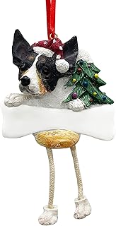 Terrier rat ornament with \ "hanging legs \" unique Christmas ornament, hand painted and easily personalized.. Experience shopping without limits at DIAYTAR NIGERIA, where affordability meets convenience in just days.