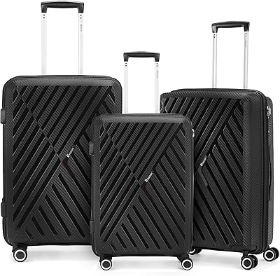Set of luggage 3 -room waterproof and unbreakable polypropylene.. Find more for less — only on DIAYTAR Nigeria.
