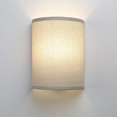 Semi-cylinder wall lamp in single-single industrial bedside fabric for reading, bedroom, living room, dining room, hotel (linen).. Experience shopping freedom with DIAYTAR NIGERIA's vast catalog and nationwide 5-8 day shipping.