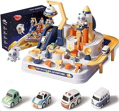 Beauenty car adventure toys, City Rescue preschool educational vehicle, parent-child interactive train toy, puzzle car racing tracks, sets of parking games for toddlers of 3 4 5 6 7 8 years (D).. DIAYTAR Nigeria: Your one-stop online shop with unbeatable prices and nationwide delivery in under 8 days.