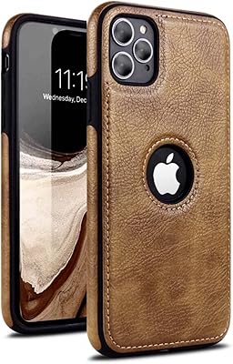 Nn Leather case compatible with iPhone 11 Pro Max with a luxurious and elegant look for your iPhone (iPhone 11 pro Max, brown).. Make every purchase count with DIAYTAR Nigeria — shop smart, shop fast.