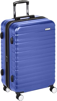 Luggage with flexible Soft Soft Soft Amazonbasics of Superior Amazonbasics with TSA, blue, 24 inch lock.. DIAYTAR NIGERIA: Your trusted partner for affordable online shopping with reliable delivery timeframes.