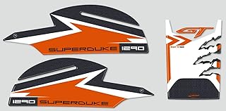 Set of 3D tank protection and side stickers compatible with KTM 1290 Moto Super Duke GT.. DIAYTAR NIGERIA: Your trusted partner for affordable online shopping with reliable delivery timeframes.