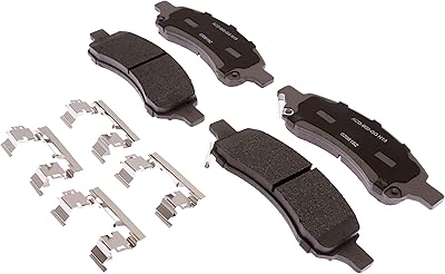 AC Delco ceramic front disc brake set with pliers, silver, model 14d1169achf1.. DIAYTAR NIGERIA: Your trusted e-commerce partner with extensive product choices and affordable delivery.