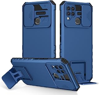 Infinix hot 10s shell, ABHole double layer in TPU and PC with sliding camera cover for Infinix Hot 10s, Blue.. Your e-commerce hub for everything — DIAYTAR Nigeria has you covered.