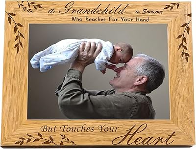 Fingerinspire Photo Fergerinspire Wooden Photo 6 "X 4" with little baby is someone who reaches your hand but touches your heart with your words (horizontal).. Shop with confidence at DIAYTAR NIGERIA, where affordability meets reliability in less than 8 days.