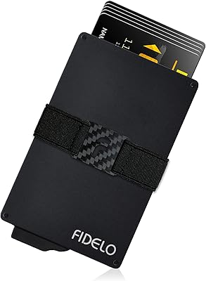 Simple men's wallet - fine credit card holder with RFID blocking technology, men's wallets, removable wallet, black aluminum, metal wallet.. Discover endless possibilities with DIAYTAR NIGERIA's extensive product range and affordable shipping.
