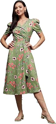 Midi polyester dress relaxed cut for women (Moaw22D31-30-166).. DIAYTAR NIGERIA brings the marketplace to your home with budget-friendly prices and nationwide delivery.