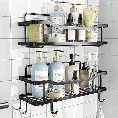 Mixdi shower shelf Package of 2 adhesive organizer shelf without steel drilling.. Shop across boundaries at DIAYTAR NIGERIA and enjoy budget-friendly nationwide delivery within the week.