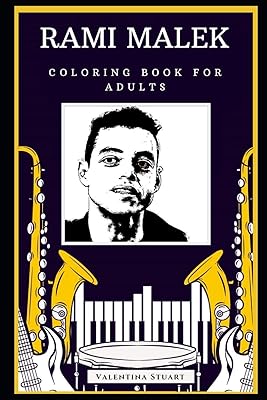 Rami Malek coloring book for adults: anti-stress motivational illustrations.. DIAYTAR NIGERIA: Your partner in affordable shopping with nationwide delivery in just 5-8 days.