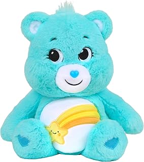 Care Bears 22086 Wish Bear 14 ", cute to collect plush doll, stuffed animals for girls and boys, suitable for girls and boys aged 4 years and more.. DIAYTAR NIGERIA redefines convenience with our diverse marketplace and affordable nationwide shipping.