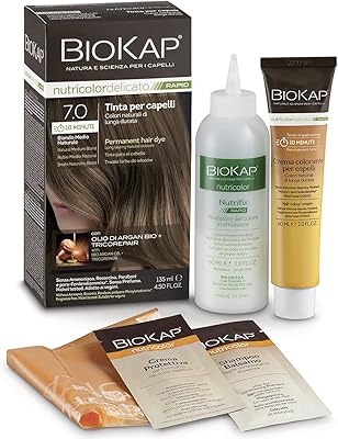 Biocap - Instant Nutricolor DELEGATO Instant Happy Happy Tincture - 182315 (7.0, A medium natural blonde).. You deserve better shopping — choose DIAYTAR Nigeria today.