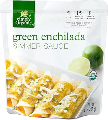Simply organic green enchilada sauce 227 g.. DIAYTAR NIGERIA: Where every search leads to affordable products delivered promptly across Nigeria.