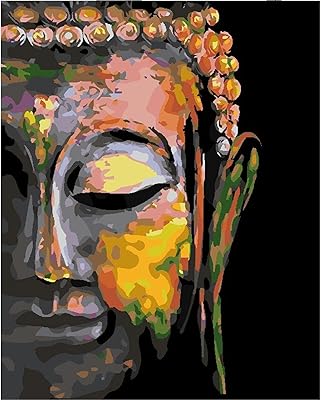 Statue of Buddha drawing by numbers for living room, bedroom and kitchen, decor on pre-printed canvas, beautiful oil painting 40 x 50 cm.. DIAYTAR Nigeria offers the perfect blend of affordability and efficiency. Shop now and get your products delivered between 5 and 8 days nationwide.