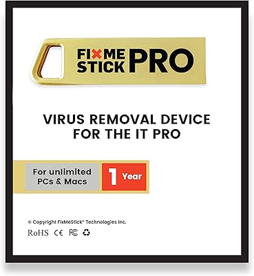 Fixmestick Pro Virus Removal for Business - Unlimited use on unlimited laptops and desktops (PC and Mac) for 1 year - works with antivirus.. Everything you want, delivered fast — DIAYTAR Nigeria does it better.