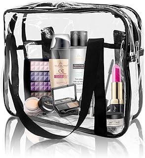 Transparent tote bag, transparent beach bag approved by the stadium, extra large beach bag for cosmetics, makeup, sport, transparent, XL, relaxed.. With DIAYTAR Nigeria, you can browse through thousands of items at the best prices. Place your order today and receive it in less than a week.