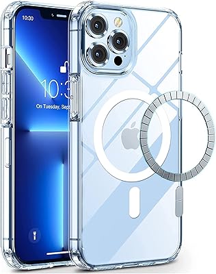Magnetic shell for iPhone 13 Pro Max, [Magsafe anti -yellowing and compatible], Antichoc, thin and rigid polycarbonate protection shell with flexible edges, iphone 13.7 inch iphone shell - transparent.. Nigeria's most loved e-commerce platform delivers affordable shopping solutions to your doorstep.