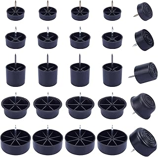 Gorgecraft 25 Pieces 5 Sizes Furniture Furniture Watch Sliding Nails Black Plastic 50.5mm/48.5mm/32.5mm/33mm/30mm Protective Furniture Protect.. Shop local, shop fast — DIAYTAR Nigeria delivers across the country.