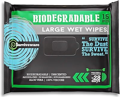 Biodegradable wipes Surviwear shower without rinsing for post-training and campsite 15.. DIAYTAR Nigeria is your reliable online shopping destination offering an extensive range of products across all categories. Enjoy fast nationwide delivery in just 5 to 8 days and some of the lowest prices in the market.