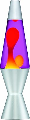 Classic lava lamp lamp, 14.5 inches, purple/yellow.. DIAYTAR NIGERIA: Where every shopping need is met with affordable prices and timely delivery.