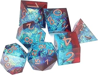Dice game DND 7 pieces in polyhedral resin games transparent multi-faces with box.. Join millions of satisfied shoppers using DIAYTAR Nigeria every day.