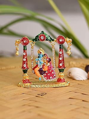 High quality 3 -size 3 "x metal radha krishna idol... Unlock a world of affordable products with DIAYTAR NIGERIA's expansive e-commerce platform.