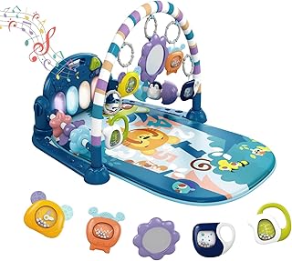 Baby gym kick piano gym gym rod on the stomach with 5.. DIAYTAR NIGERIA: Creating access to affordable products for every Nigerian with our swift delivery service.